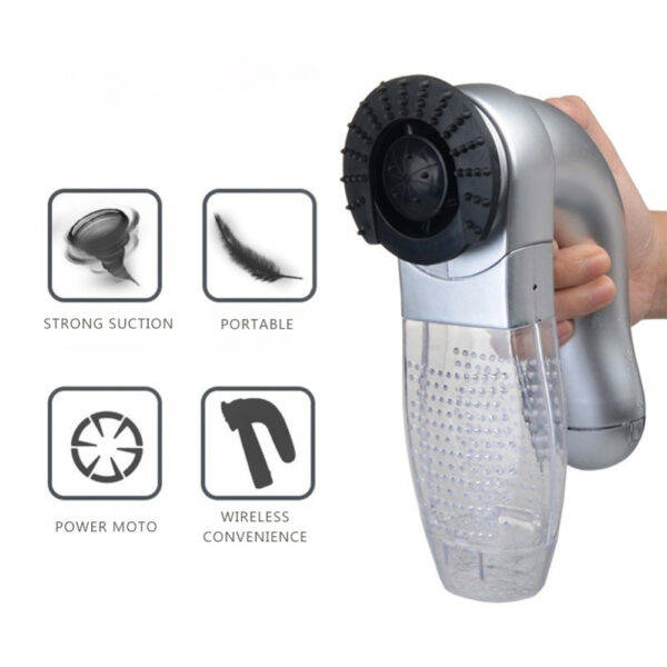 Electric Pet Hair Remover Device Cleaning Cat Dog Supplies Portable Pet Vacuum Cleaner Pet Hair Stick Hair Brush Pet Cleaning - Image 2