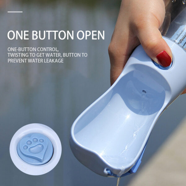 Pet Dog Cat Water Bottle Portable Feeder - Image 4