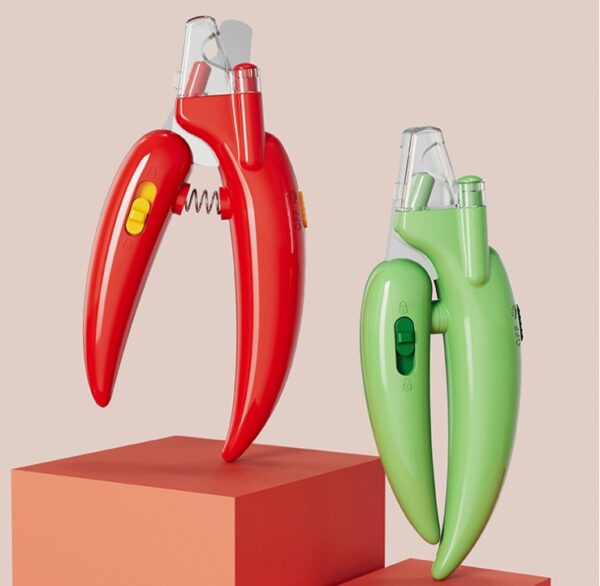 New LED Blood Line Pet Nail Clippers Cat Dog Pets Supplies - Image 5