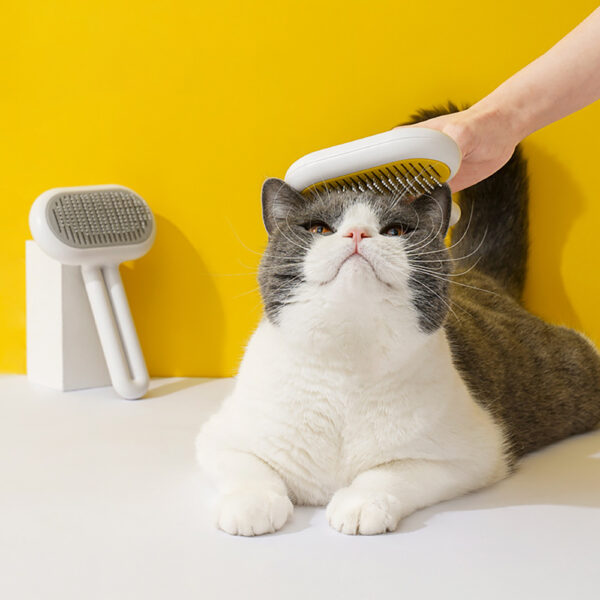 Cat Brush,Dog Brush, Pet Hair Cleaner Brush,Pet Grooming Cat Dog Brush,Pet Comb-Cat Comb For Kitten Massage Removes Loose Fur-Cat Grooming Brush Long Short Hair Cats Dogs Pet Brush - Image 4