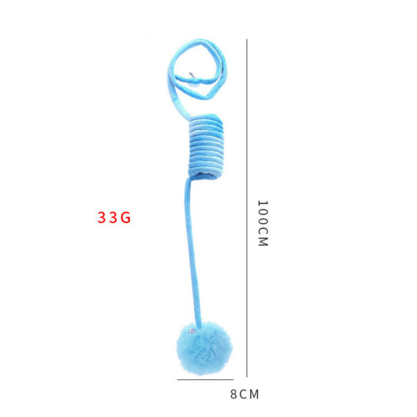 Cat Toy Self-Hi Sucker Spring Rabbit Hair Ball Interactive Play Pet Supplies Interactive Toys - Image 9