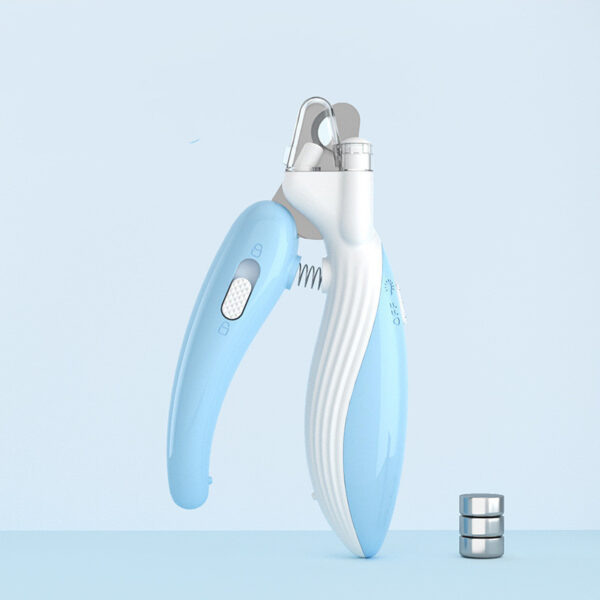 Pet Nail Clippers Dog Nail Clippers Cat Nail Clippers LED Electric Nail Grinder Pet Supplies LED Light Pet Nail Clippers - Image 2